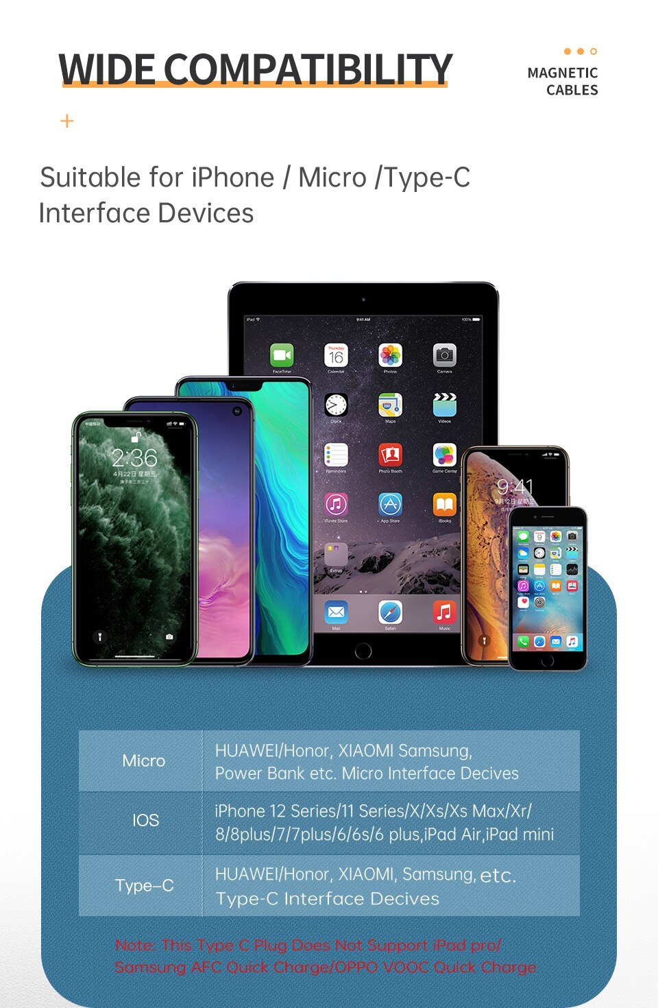 KUULAA LED Magnetic USB Cable 3A Fast Charging Type C Cable Magnet Charger Micro USB Cable for iPhone xiaomi poco samsung cord KUULAA LED Magnetic USB Cable 3A Fast Charging Type C Cable Magnet Charger Micro USB Cable for iPhone xiaomi poco samsung cord