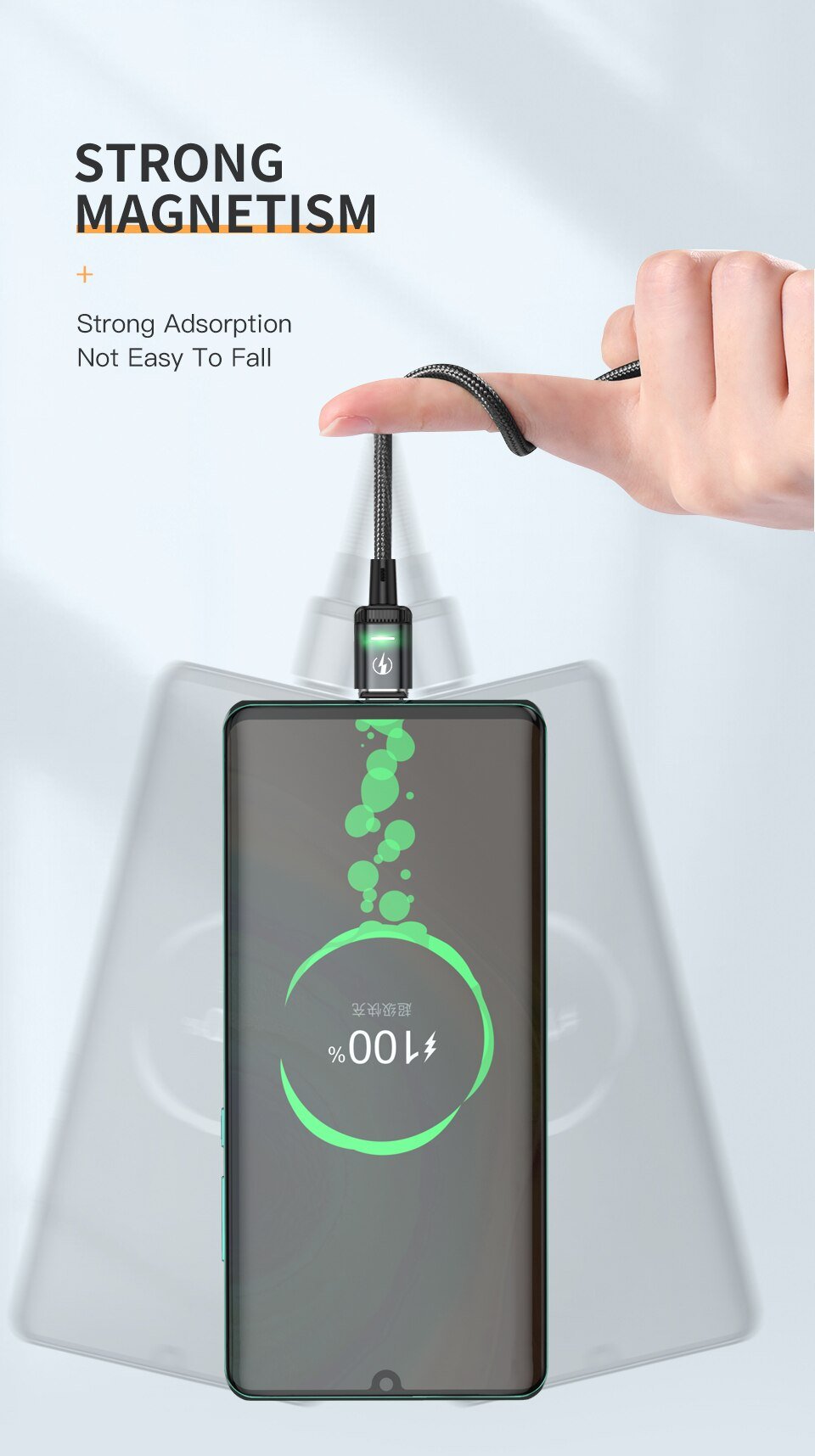 KUULAA LED Magnetic USB Cable 3A Fast Charging Type C Cable Magnet Charger Micro USB Cable for iPhone xiaomi poco samsung cord KUULAA LED Magnetic USB Cable 3A Fast Charging Type C Cable Magnet Charger Micro USB Cable for iPhone xiaomi poco samsung cord